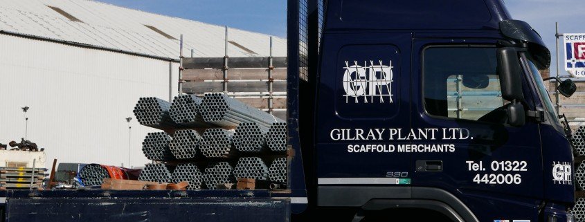 Gilray Plant Truck with supplies on it