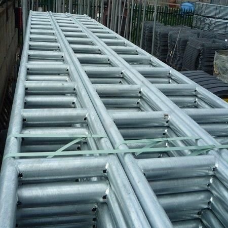 Galvanised steel Ladder Beams for sale at gilray plant