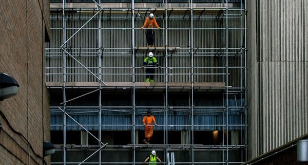 A type of scaffolding in Construction